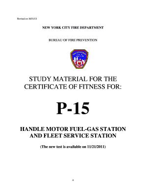 Best practice A Fire Safety Manager shall remain on . . Fdny certificate of fitness practice exam